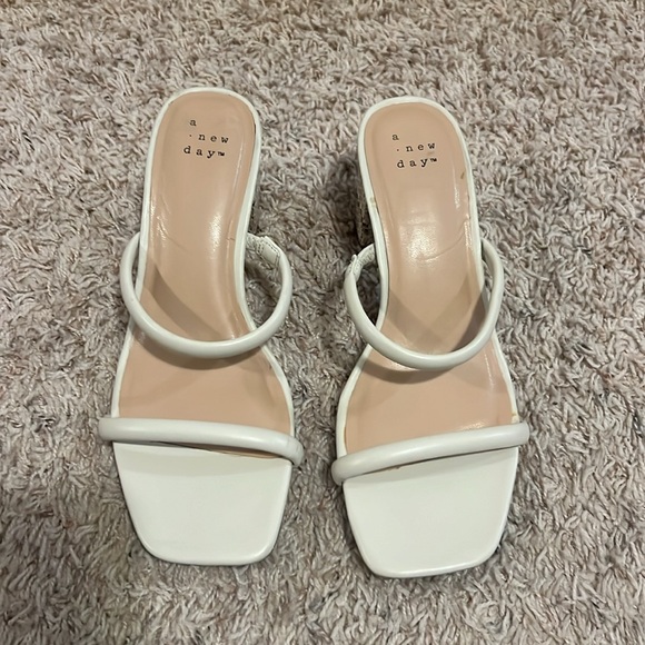 Snake Block Print Heels - Picture 2 of 4